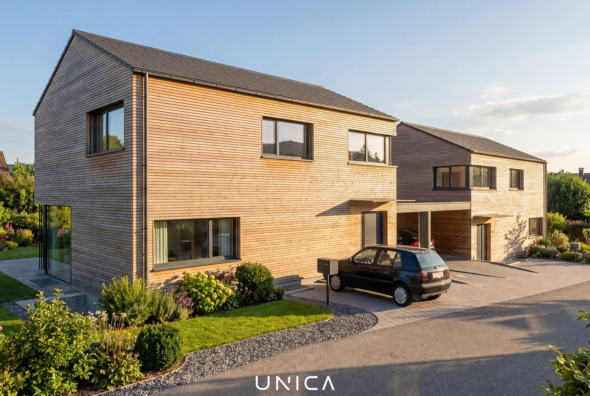 Neubau Einfamilienhaus Rüttenen mit horizontaler Holzfassade